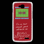 Coque LG L90 Obtenir le Bonus offensif-défensif Rouge