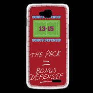 Coque LG L90 The pack Bonus offensif-défensif Rouge