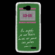 Coque LG L90 Les potes Bonus offensif-défensif Vert