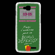 Coque LG L90 Merci l'arbitre Bonus offensif-défensif Vert