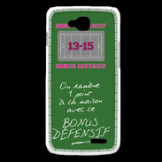 Coque LG L90 1 point bonus offensif-défensif Vert
