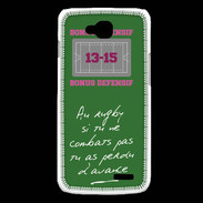 Coque LG L90 Le combat Bonus offensif-défensif Vert