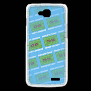 Coque LG L90 Dégradé Bonus Offensif-défensif Bleu