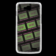 Coque LG L90 Dégradé Bonus Offensif-défensif Noir