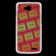 Coque LG L90 Dégradé Bonus Offensif-défensif Rouge