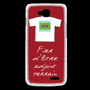 Coque LG L90 Bonus offensif-Défensif Adjoint terrain Rouge