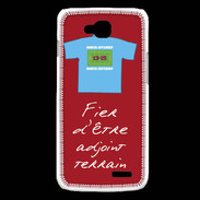 Coque LG L90 Bonus offensif-Défensif Adjoint terrain Rouge 2