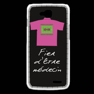 Coque LG L90 Médecin Bonus offensif-défensif Noir
