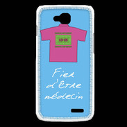 Coque LG L90 Médecin Bonus offensif-défensif Bleu