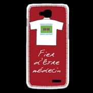 Coque LG L90 Médecin Bonus offensif-défensif Rouge