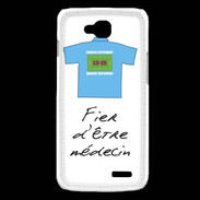 Coque LG L90 Médecin Bonus offensif-défensif Blanc 2