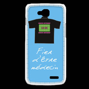 Coque LG L90 Médecin Bonus offensif-défensif Bleu 2