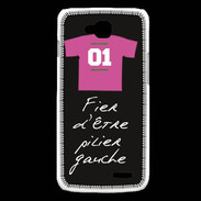Coque LG L90 Pilier gauche Bonus offensif-défensif Noir