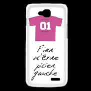 Coque LG L90 Pilier gauche Bonus offensif-défensif Blanc