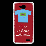 Coque LG L90 Médecin Bonus offensif-défensif Rouge 2