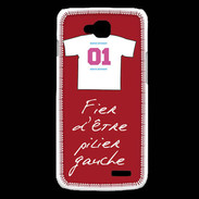 Coque LG L90 Pilier gauche Bonus offensif-défensif Rouge