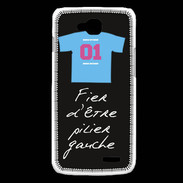 Coque LG L90 Pilier gauche Bonus offensif-défensif Noir 2