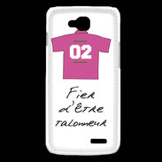 Coque LG L90 Talonneur Bonus offensif-défensif Blanc