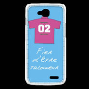 Coque LG L90 Talonneur Bonus offensif-défensif Bleu