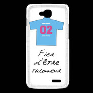 Coque LG L90 Talonneur Bonus offensif-défensif Blanc 2