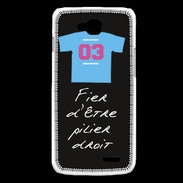 Coque LG L90 Pilier droit Bonus offensif-défensif Noir 2