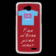Coque LG L90 Pilier droit Bonus offensif-défensif Rouge 2