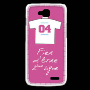 Coque LG L90 Deuxième ligne G Bonus offensif Rose