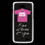 Coque LG L90 Deuxième ligne D Bonus offensif Noir