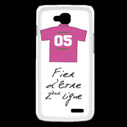 Coque LG L90 Deuxième ligne D Bonus offensif Blanc