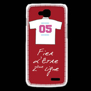 Coque LG L90 Deuxième ligne D Bonus offensif Rouge