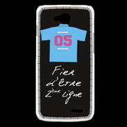 Coque LG L90 Deuxième ligne D Bonus offensif Noir 2