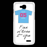 Coque LG L90 Deuxième ligne D Bonus offensif Blanc 2