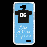Coque LG L90 Troisième ligne G Bonus offensif-défensif Bleu 2