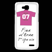 Coque LG L90 Troisième ligne D Bonus offensif-défensif Blanc