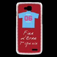 Coque LG L90 Troisième ligne G Bonus offensif-défensif Rouge 2