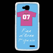 Coque LG L90 Troisième ligne D Bonus offensif-défensif Bleu