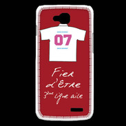 Coque LG L90 Troisième ligne D Bonus offensif-défensif Rouge