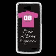 Coque LG L90 Troisième ligne centre Bonus offensif-défensif Noir