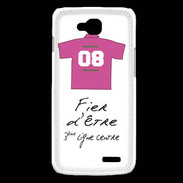 Coque LG L90 Troisième ligne centre Bonus offensif-défensif Blanc