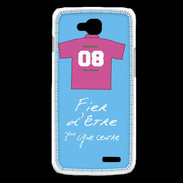 Coque LG L90 Troisième ligne centre Bonus offensif-défensif Bleu