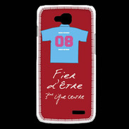 Coque LG L90 Troisième ligne centre Bonus offensif-défensif Rouge 2