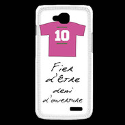 Coque LG L90 Demi d'ouverture Bonus offensif-défensif Blanc