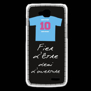 Coque LG L90 Demi d'ouverture Bonus offensif-défensif Noir 2