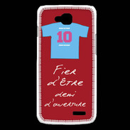 Coque LG L90 Demi d'ouverture Bonus offensif-défensif Rouge 2