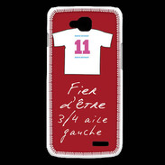 Coque LG L90 3/4 aile gauche Bonus offensif-défensif Rouge