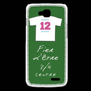 Coque LG L90 3/4 centre G Bonus offensif-défensif Vert