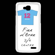 Coque LG L90 3/4 centre G Bonus offensif-défensif Blanc 2