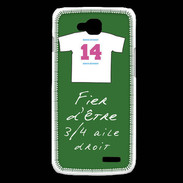 Coque LG L90 3/4 aile droit Bonus offensif-défensif Vert