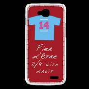 Coque LG L90 3/4 aile droit Bonus offensif-défensif Rouge 2