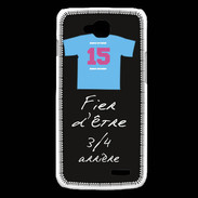 Coque LG L90 3/4 arrière Bonus offensif-défensif Noir 2